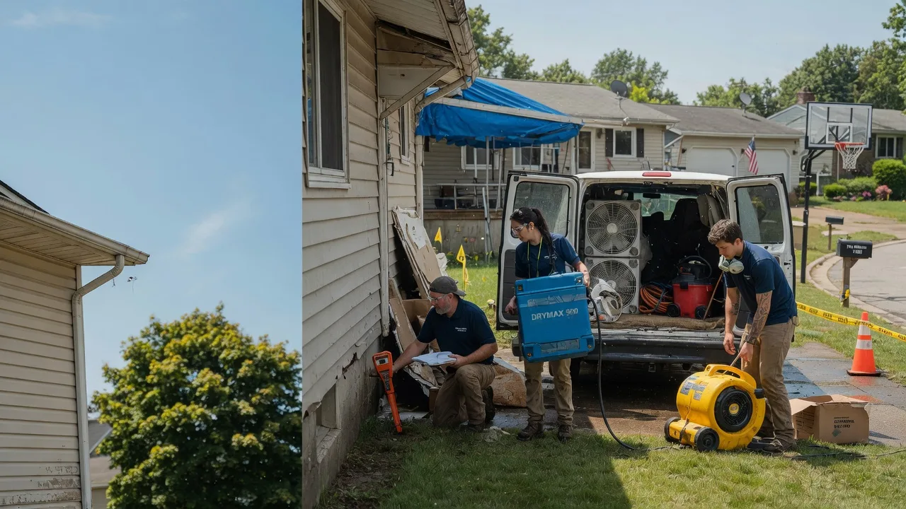 Ceiling Leak Cleanup in Johannesburg, MI near me