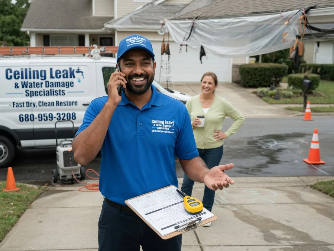 Ceiling Leak Cleanup Johannesburg, MI FAQs